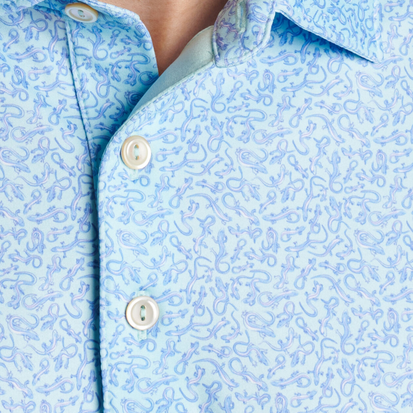 Peter Millar Lizard King Performance Jersey Polo