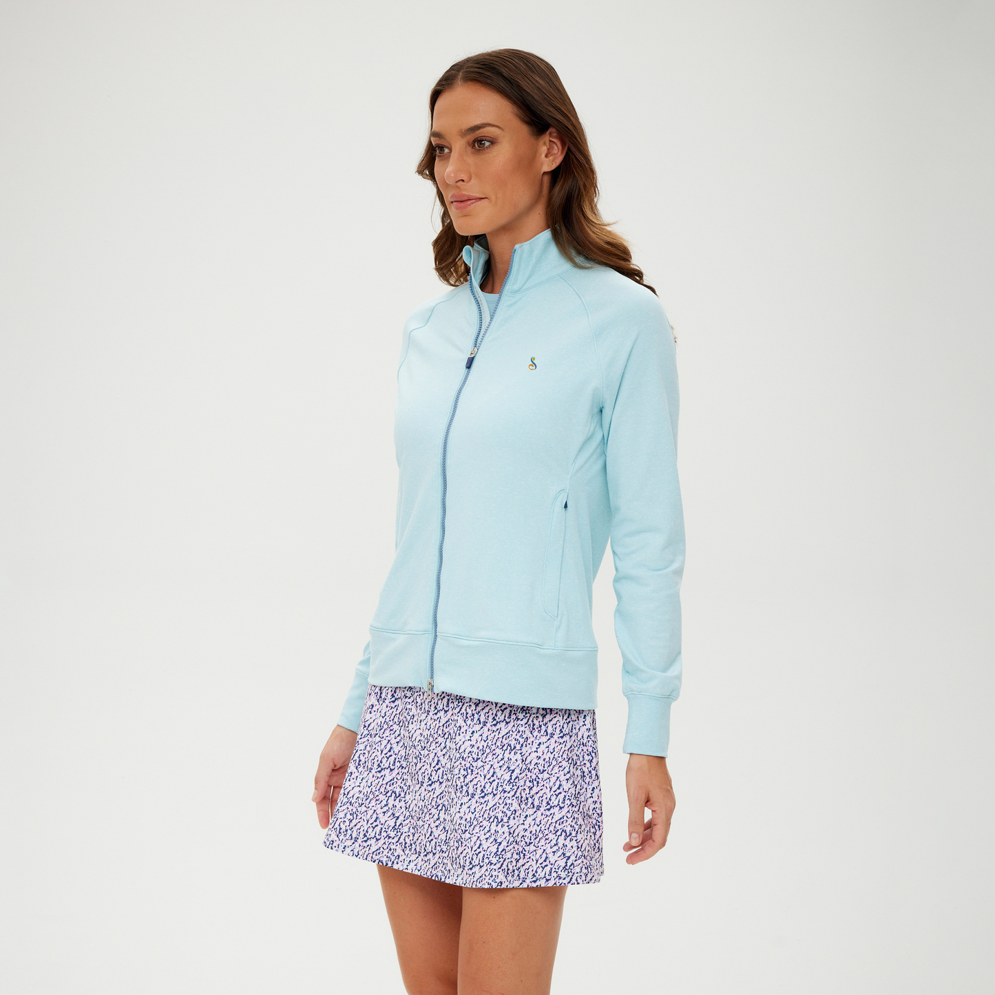 Zero Restriction Paige Full Zip Jacket: Heavenly