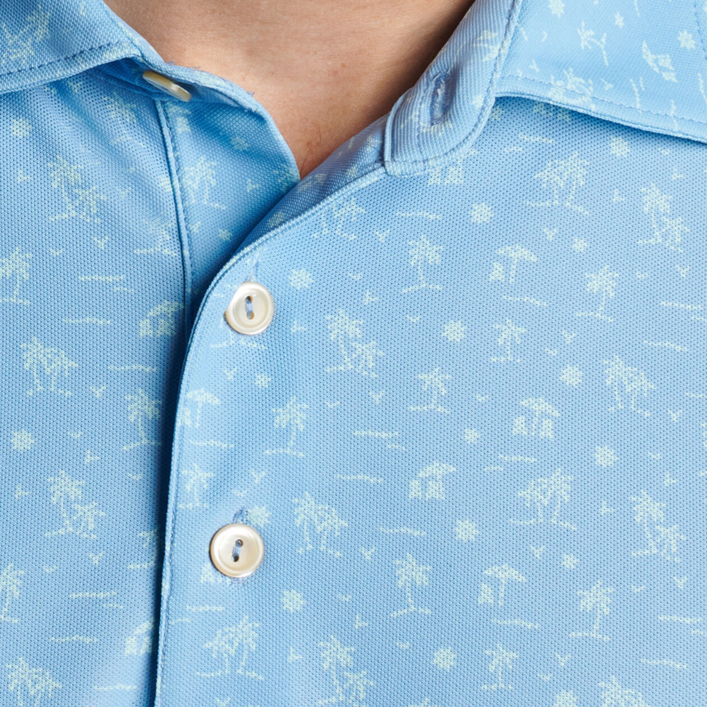 Peter Millar Shark Tooth Performance Mesh Polo