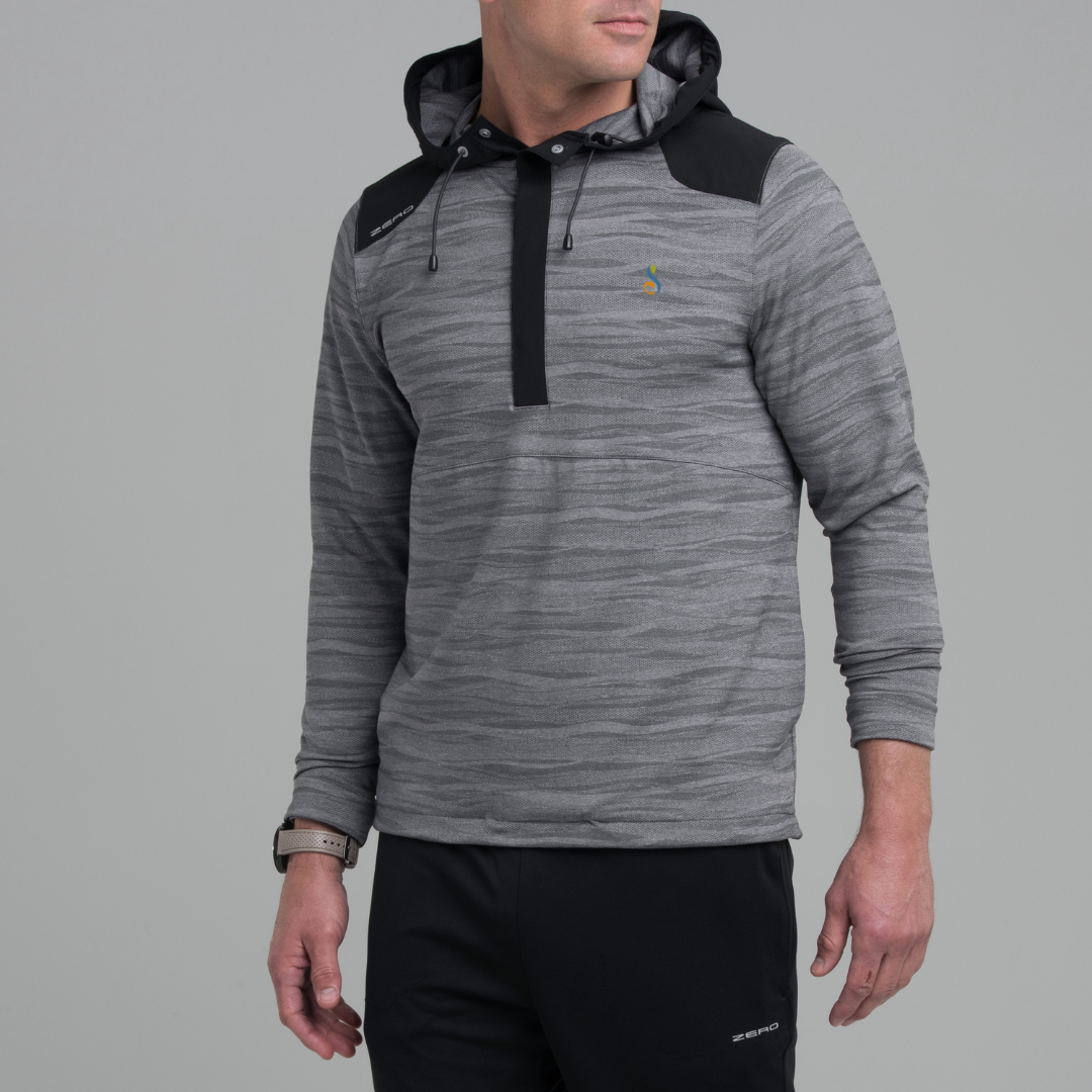 Zero Restriction Men's Textured Wave Hoodie