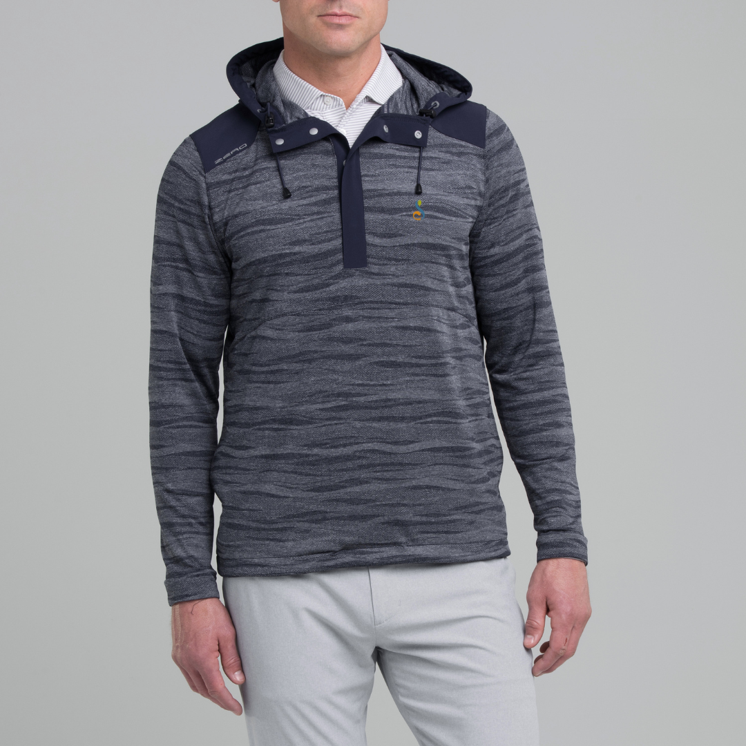 Zero Restriction Men's Textured Wave Hoodie