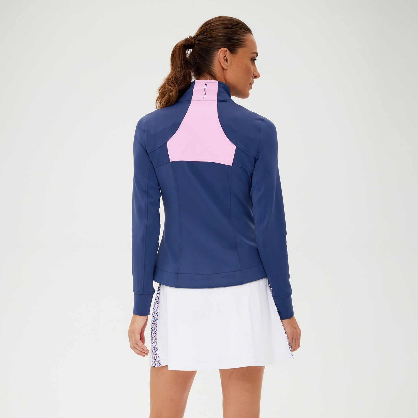 Zero Restriction Mikaela Full Zip Jacket: Storm/Charm