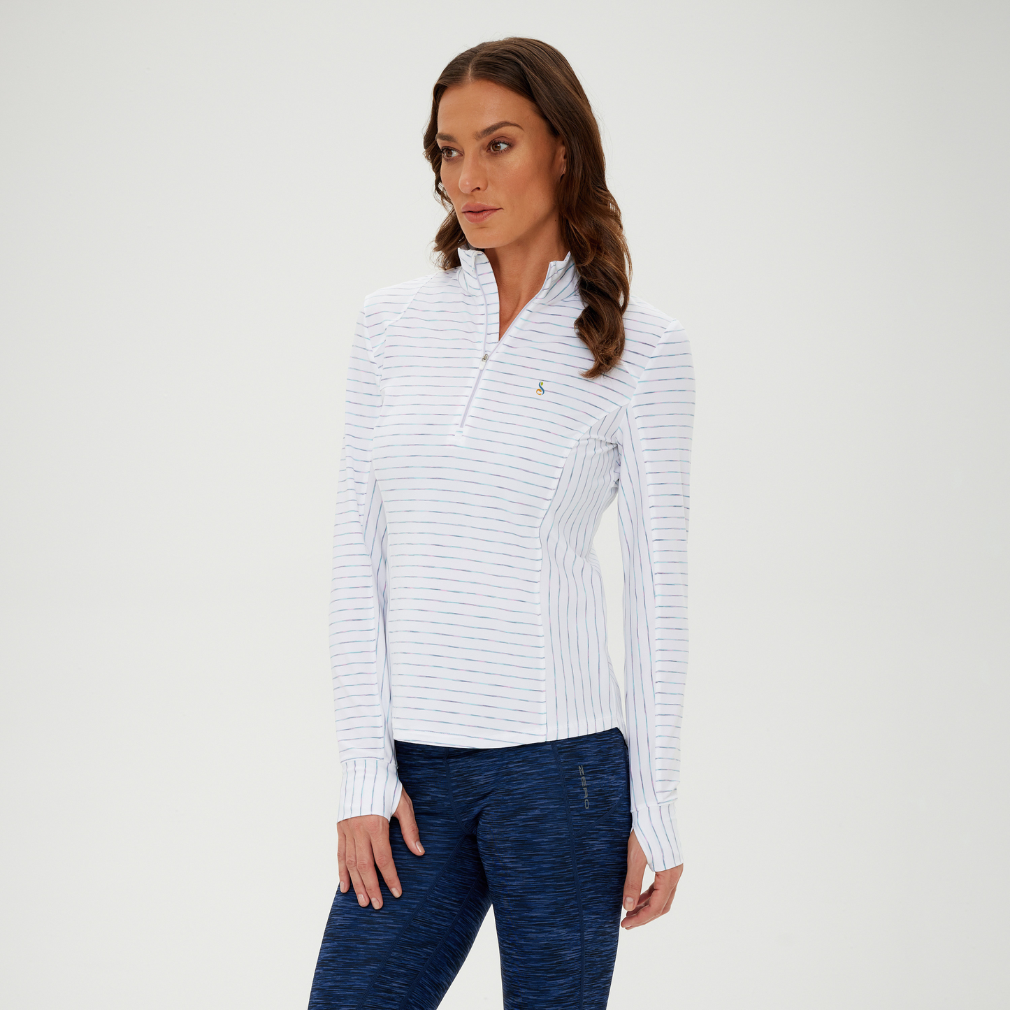 Zero Restriction Renae Pullover: White/Heavenly