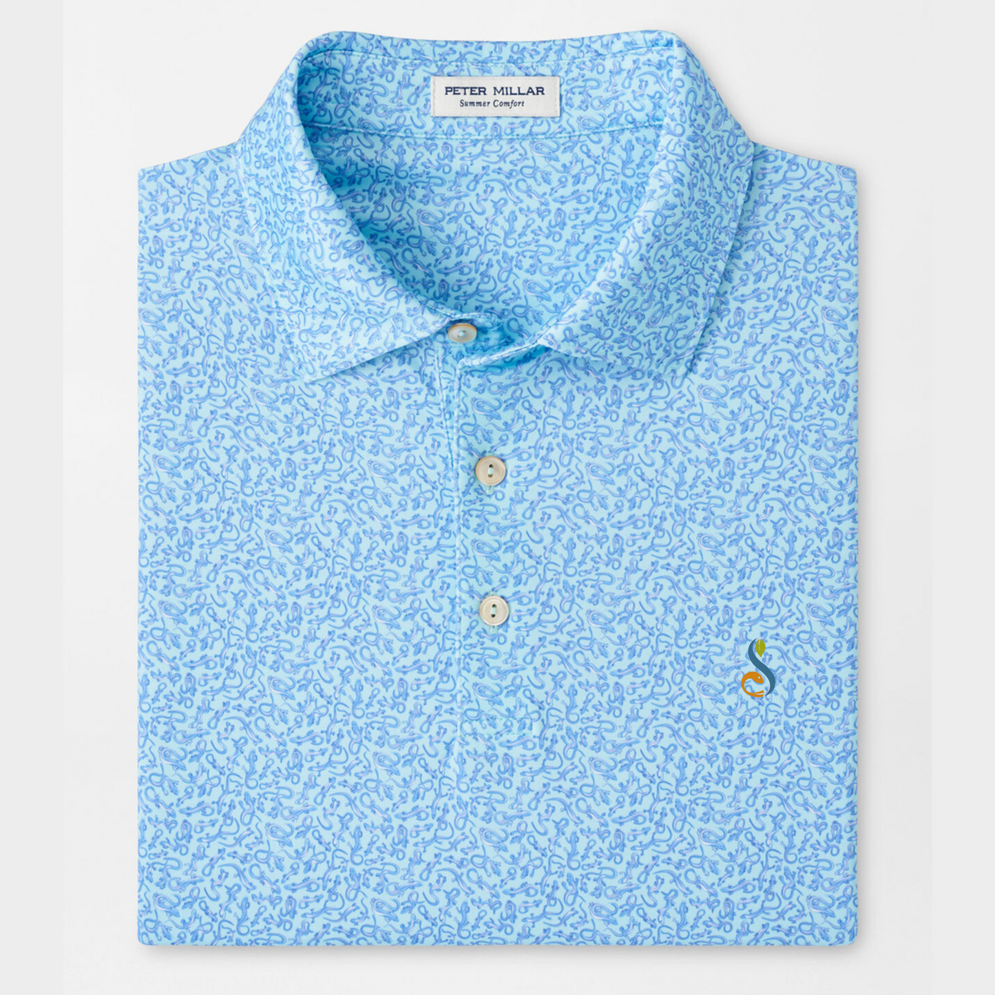 Peter Millar Lizard King Performance Jersey Polo