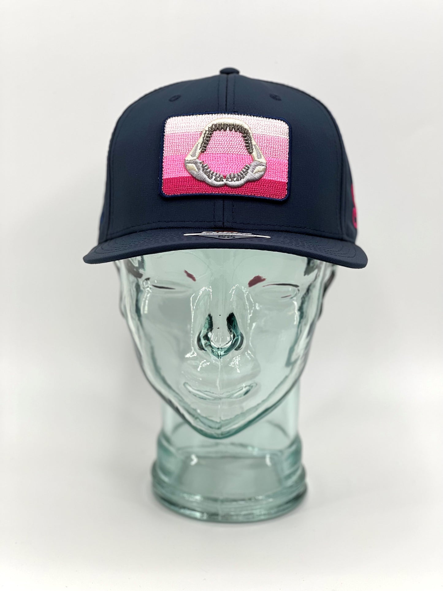 Pukka Megalodon Rectangle Pearl Stitch Patch High Crown 6 Panel Hat