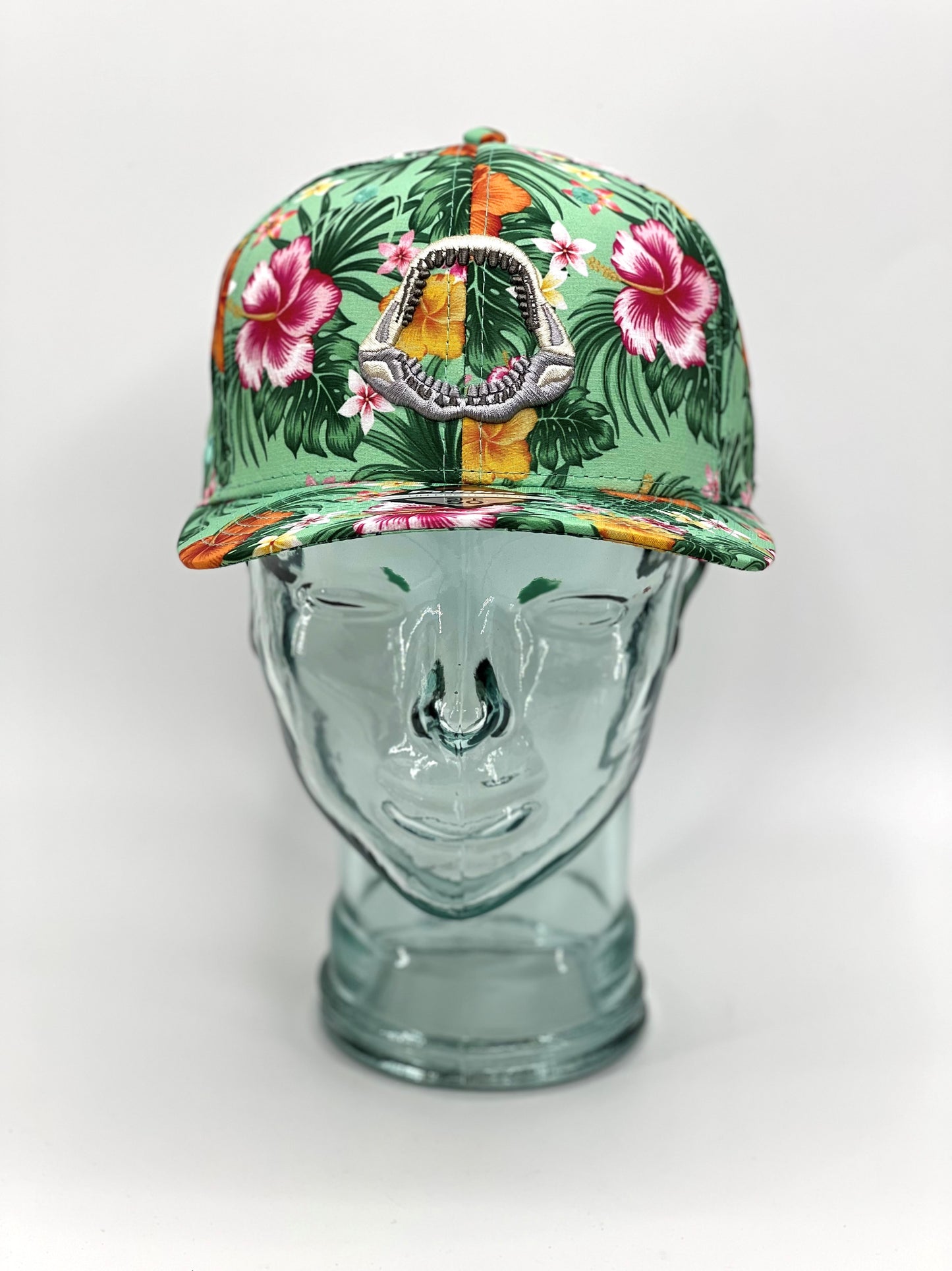 Pukka Megalodon Floral Sublimated High Crown 6 Panel Hat
