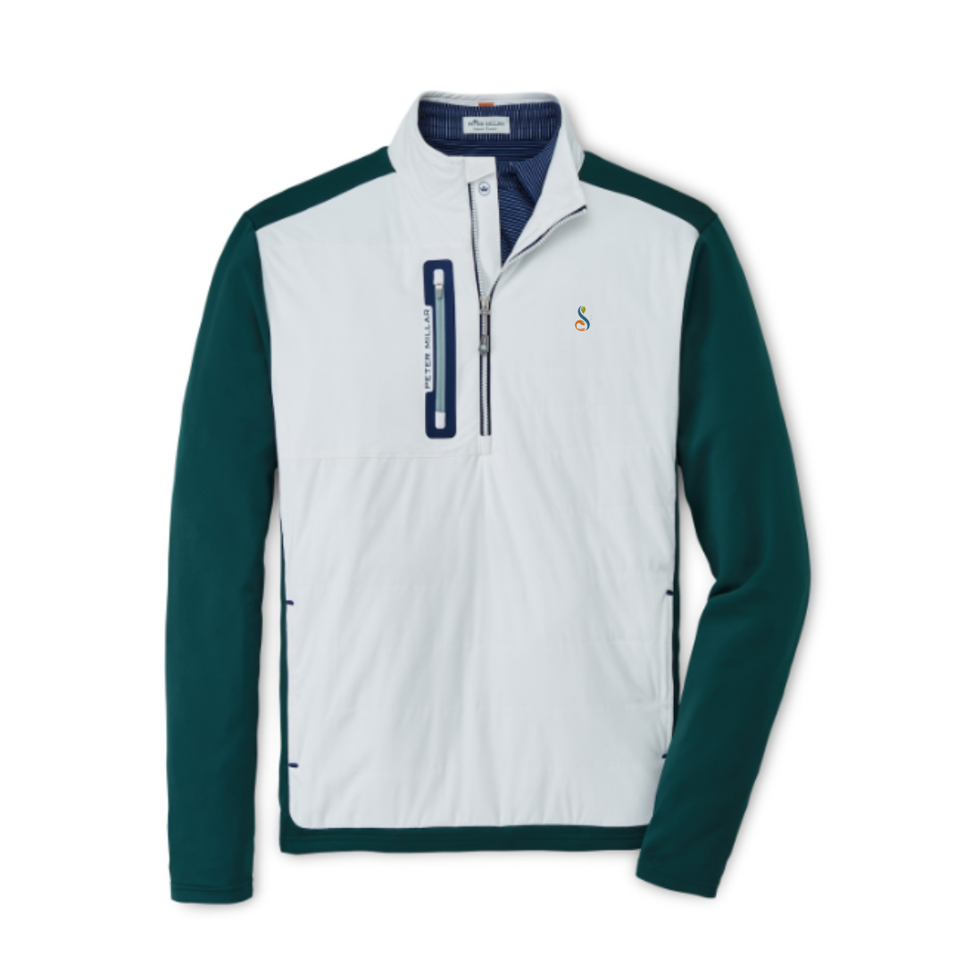 Peter Millar Men's Weld Elite Hybrid Half-Zip