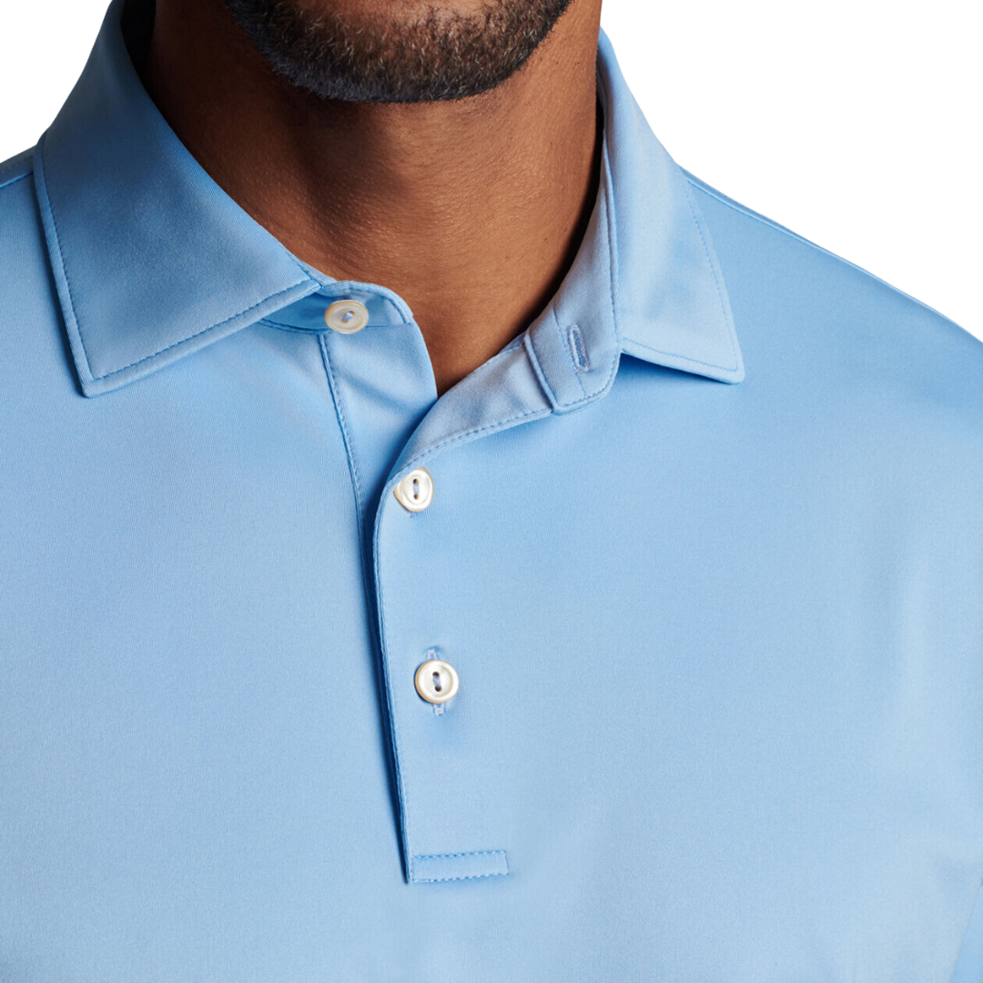 SPECIAL ORDER : Peter Millar Solid Performance Polo - Cottage Blue
