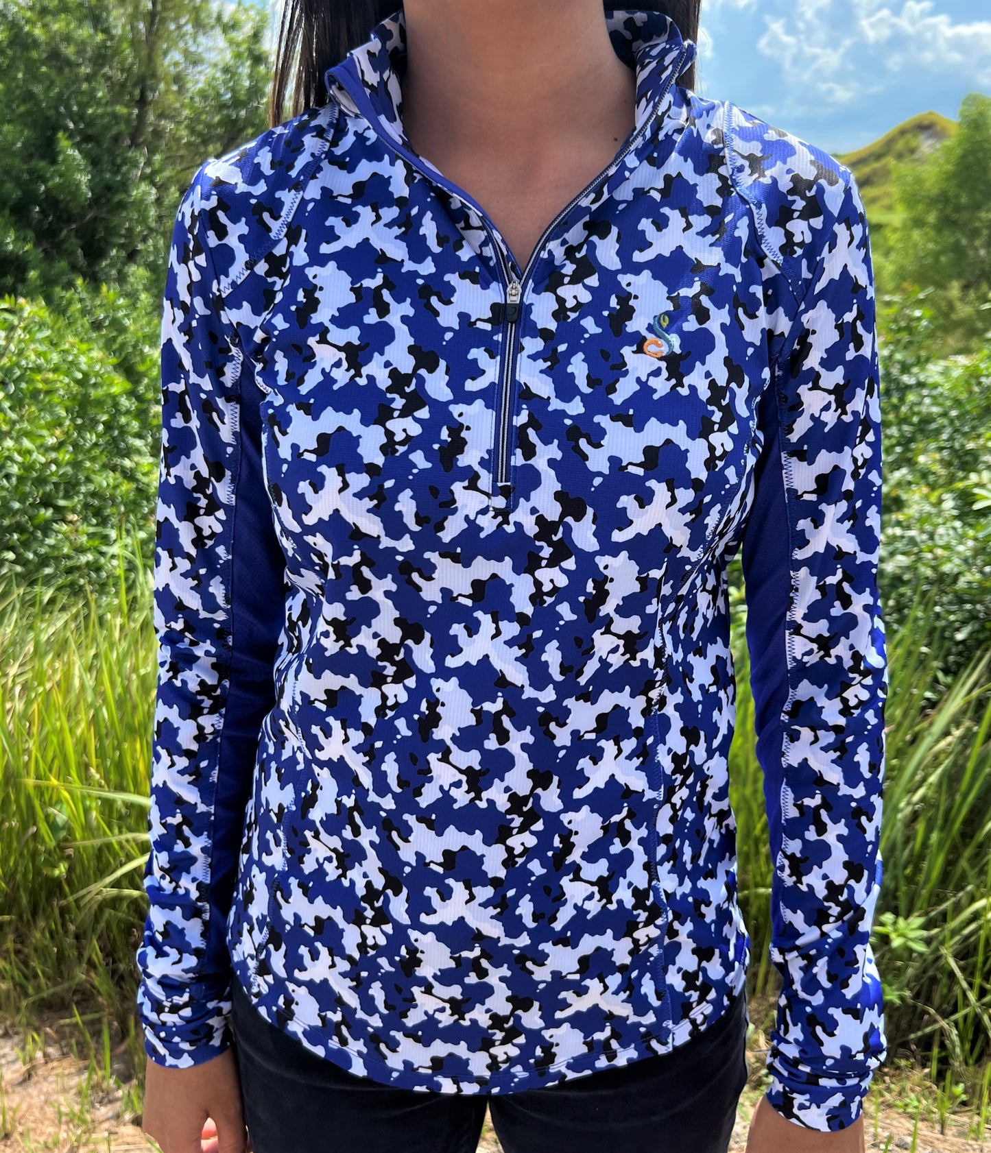 Zero Restriction Ladies Renae Zip Mock