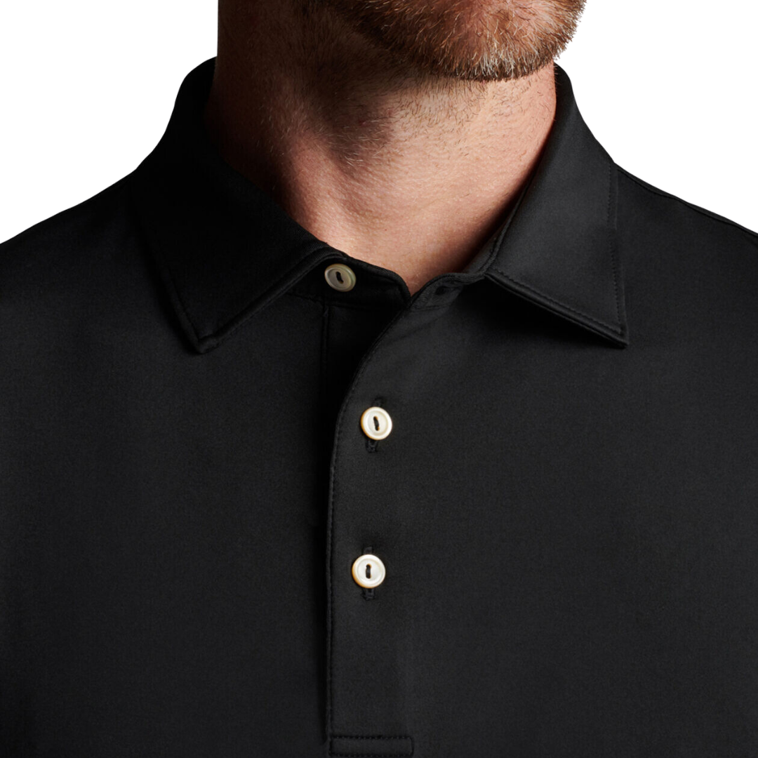 SPECIAL ORDER : Peter Millar Solid Performance Polo - Black