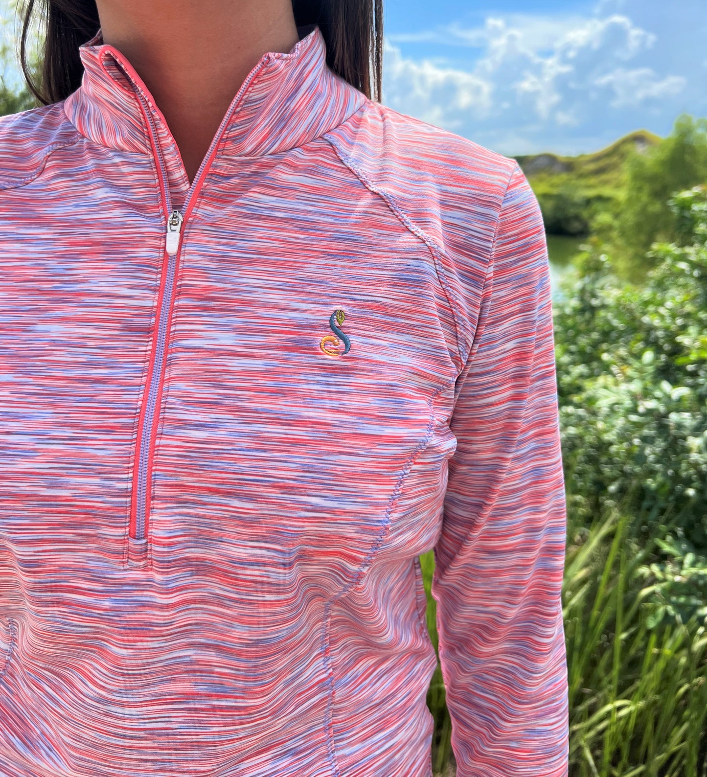 Zero Restriction Shae Zip Mock