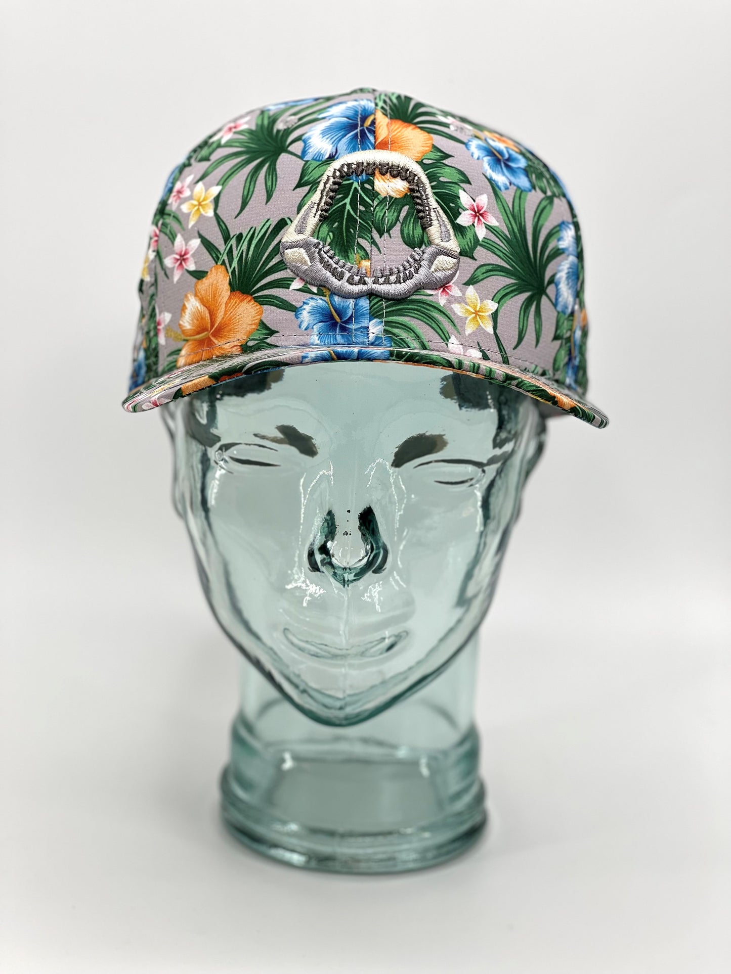 Pukka Megalodon Floral Sublimated High Crown 6 Panel Hat