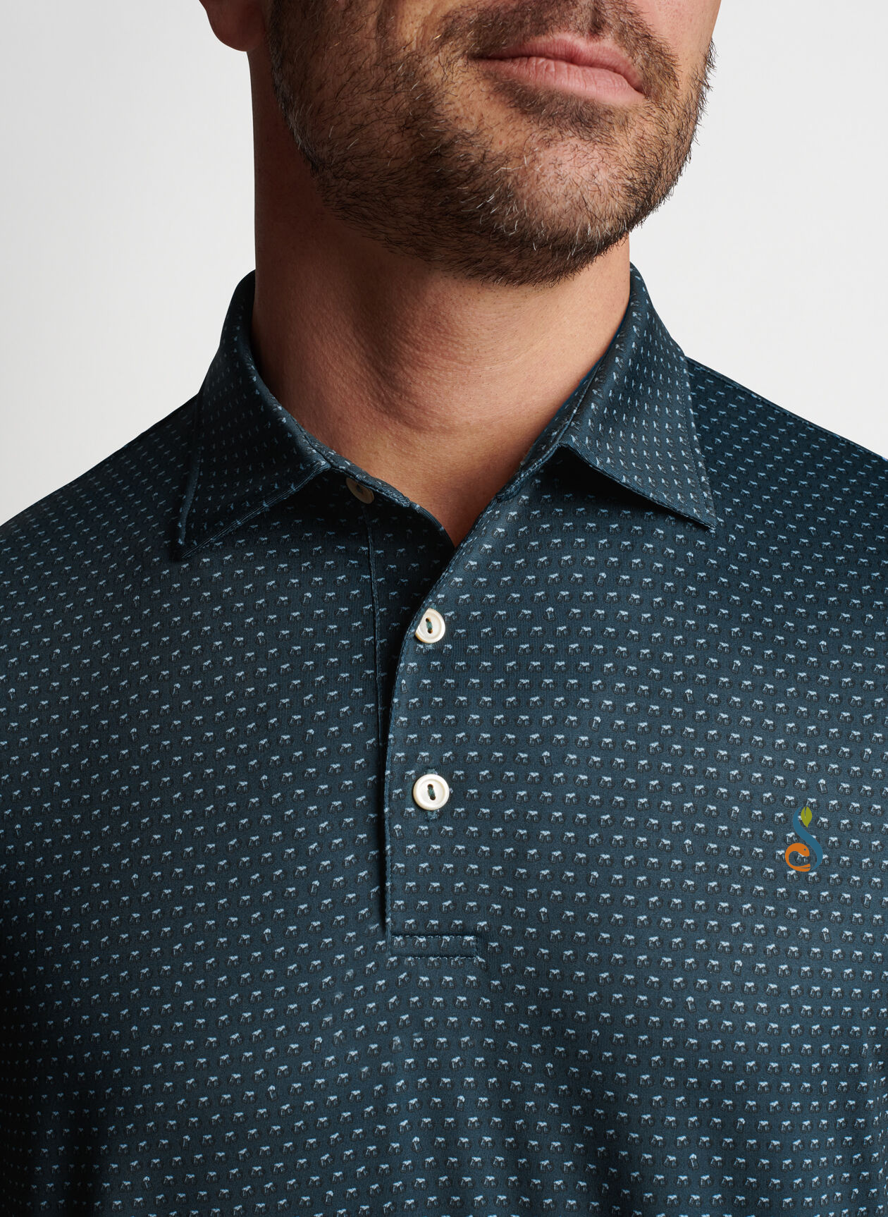 Peter Millar Pint Night Performance Jersey Polo