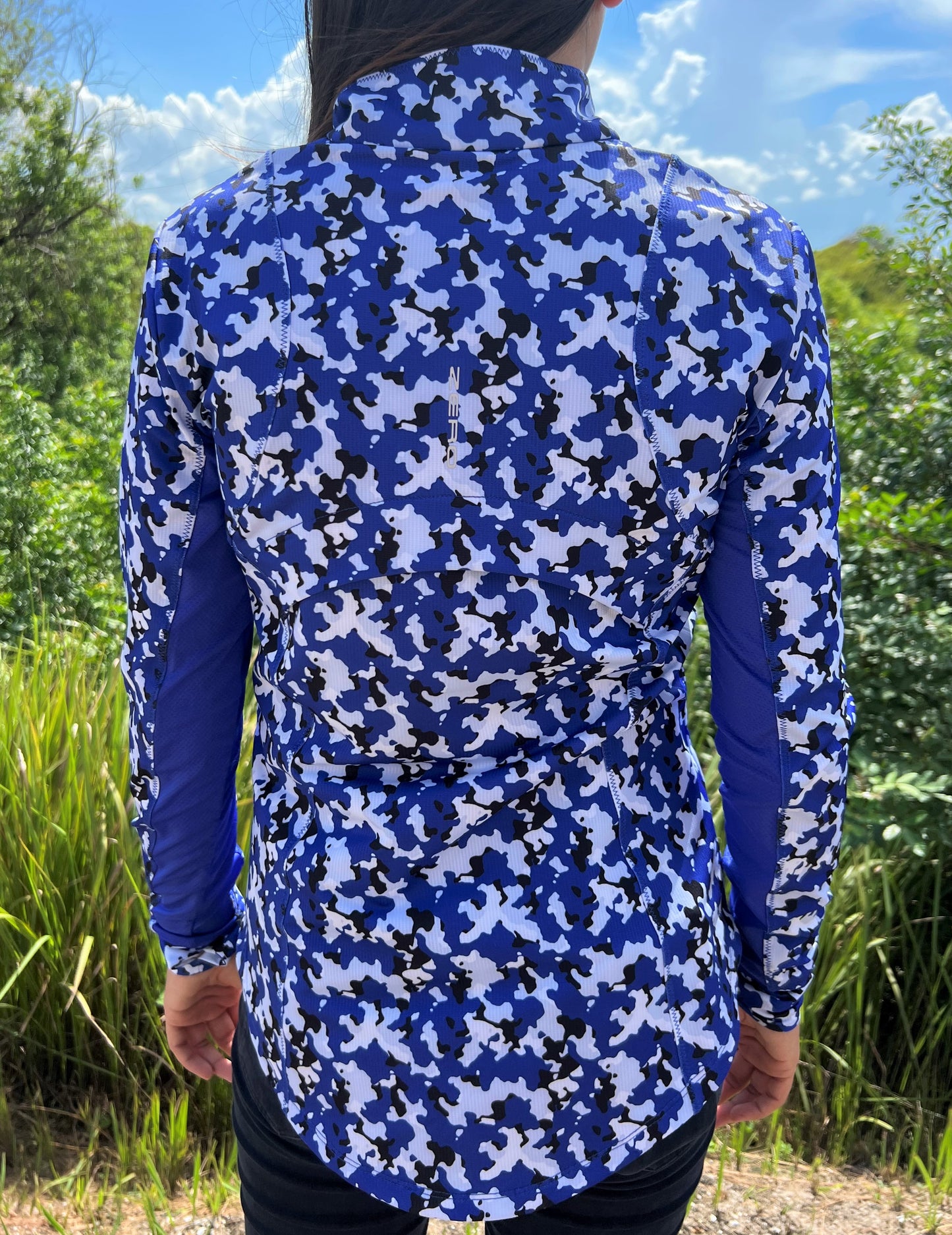 Zero Restriction Ladies Renae Zip Mock