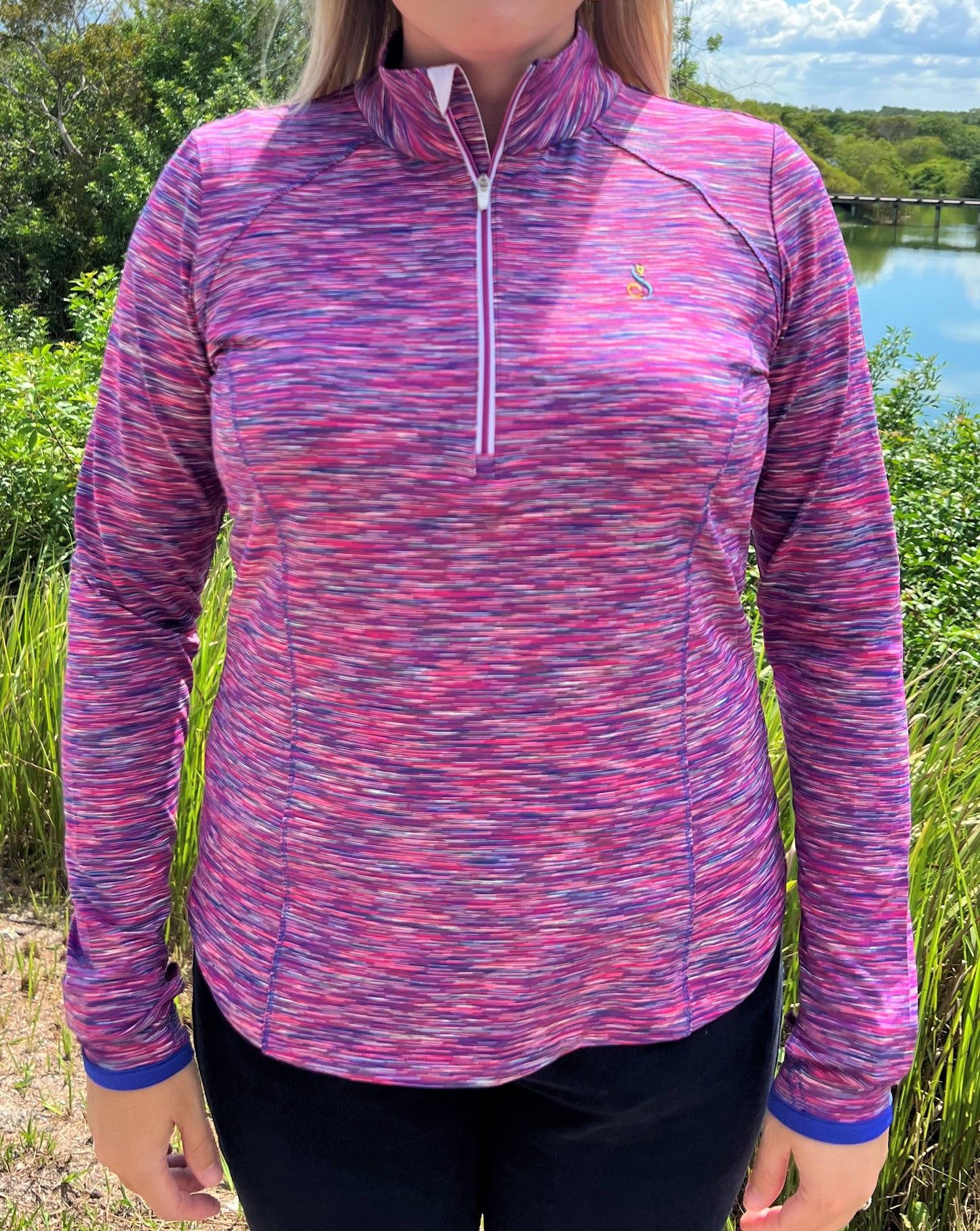 Zero Restriction Shae Zip Mock