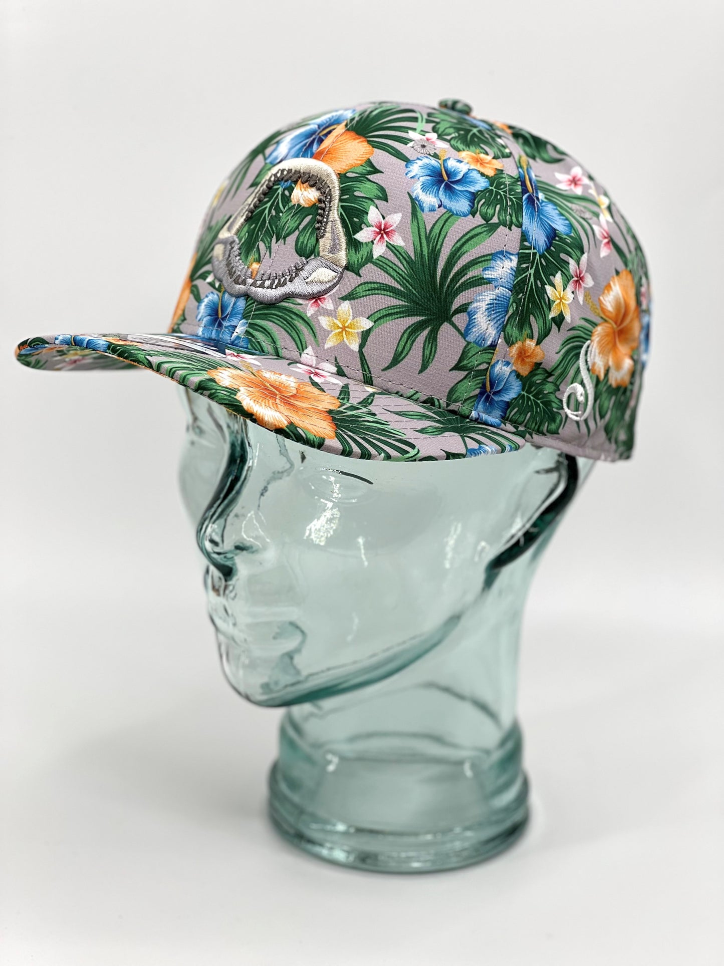 Pukka Megalodon Floral Sublimated High Crown 6 Panel Hat