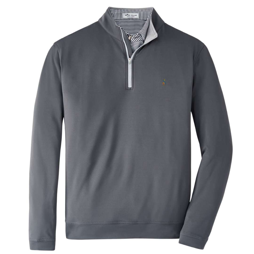 SPECIAL ORDER: Peter Millar Perth Pullover - Iron