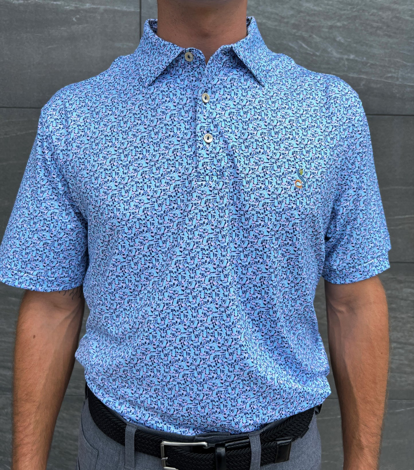Peter Millar Dazed And Transfused Performance Jersey Polo