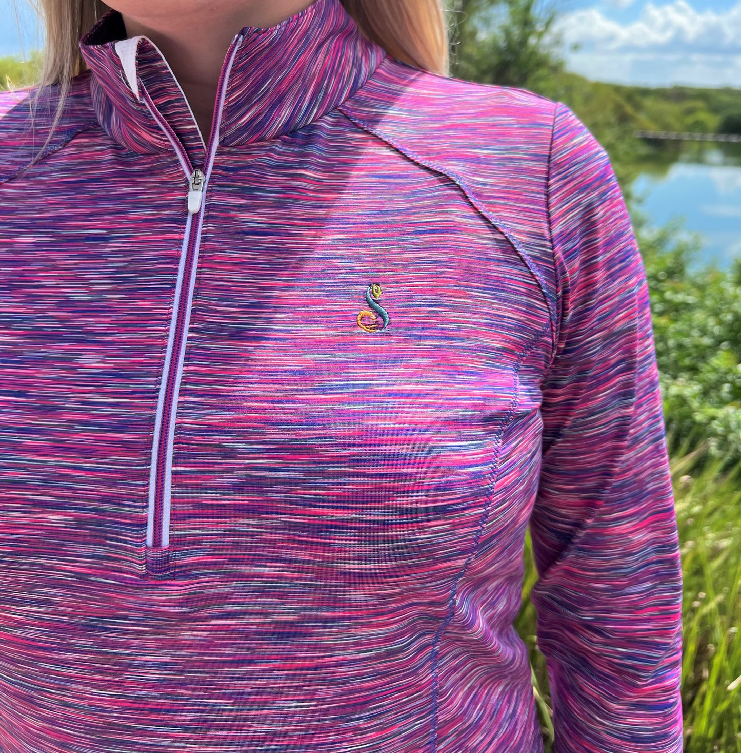Zero Restriction Shae Zip Mock