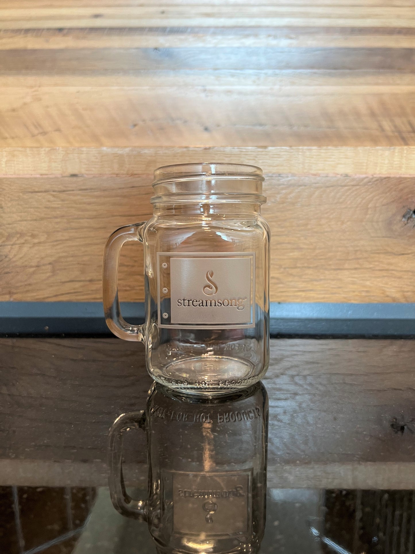 SBTS Mason Jar Glass - Streamsong Pin Flag
