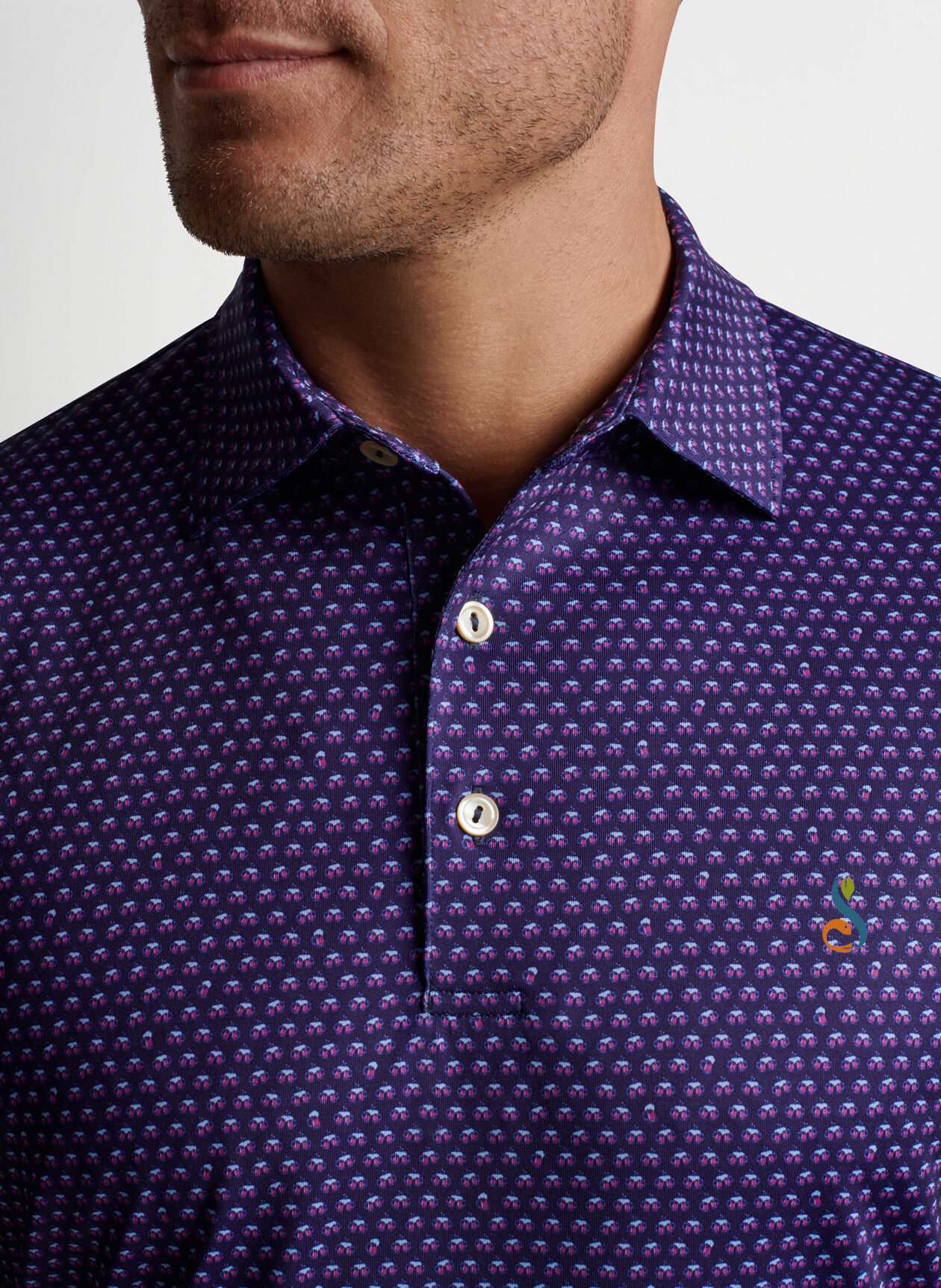 Peter Millar Pint Night Performance Jersey Polo
