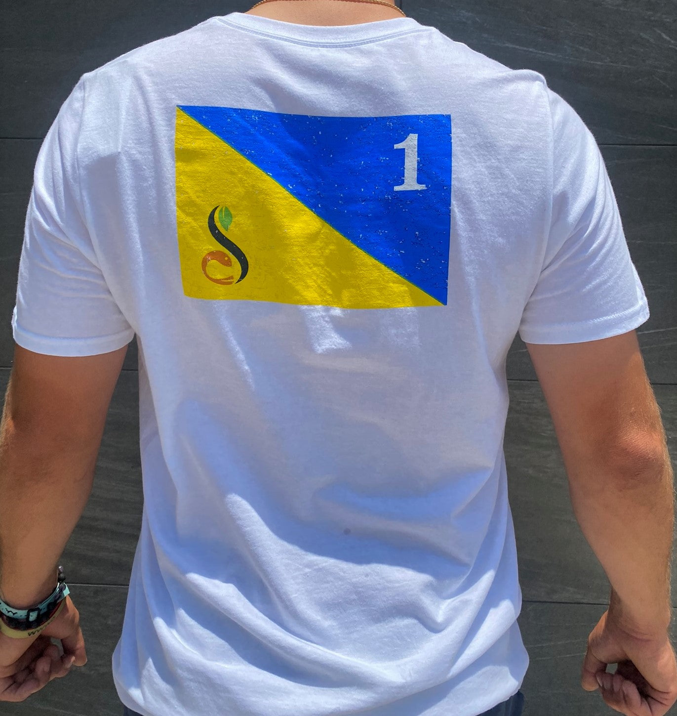 Adidas Blue Flag T-Shirt