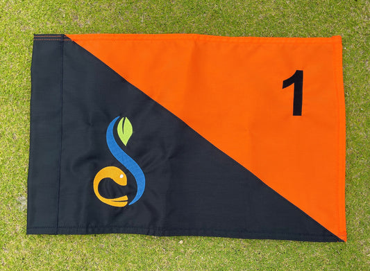 Seaborn Streamsong Black Pin Flag