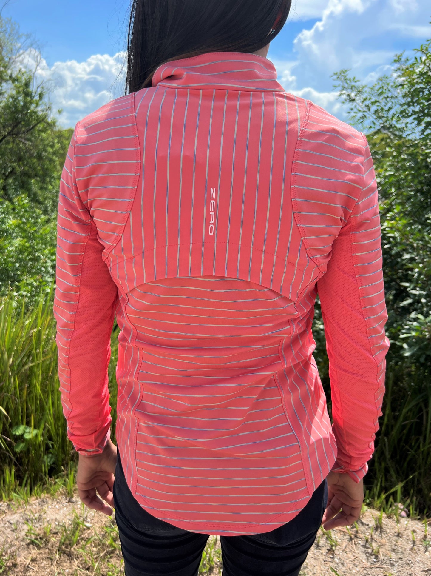 Zero Restriction Ladies Renae Zip Mock