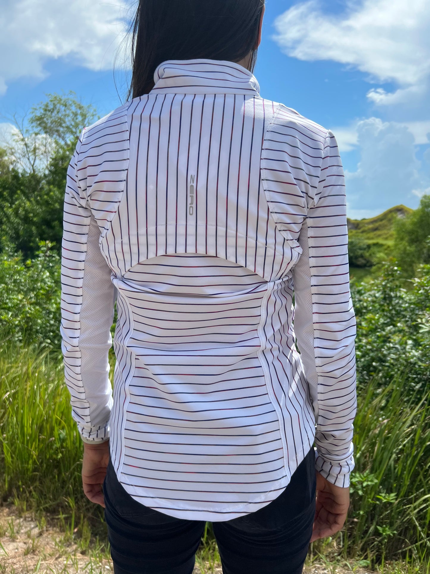 Zero Restriction Ladies Renae Zip Mock