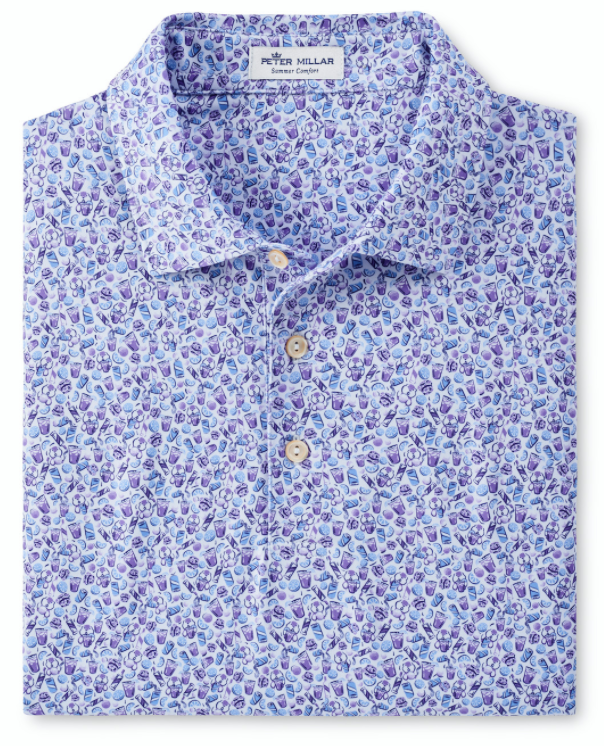 Peter Millar Dazed And Transfused Performance Jersey Polo