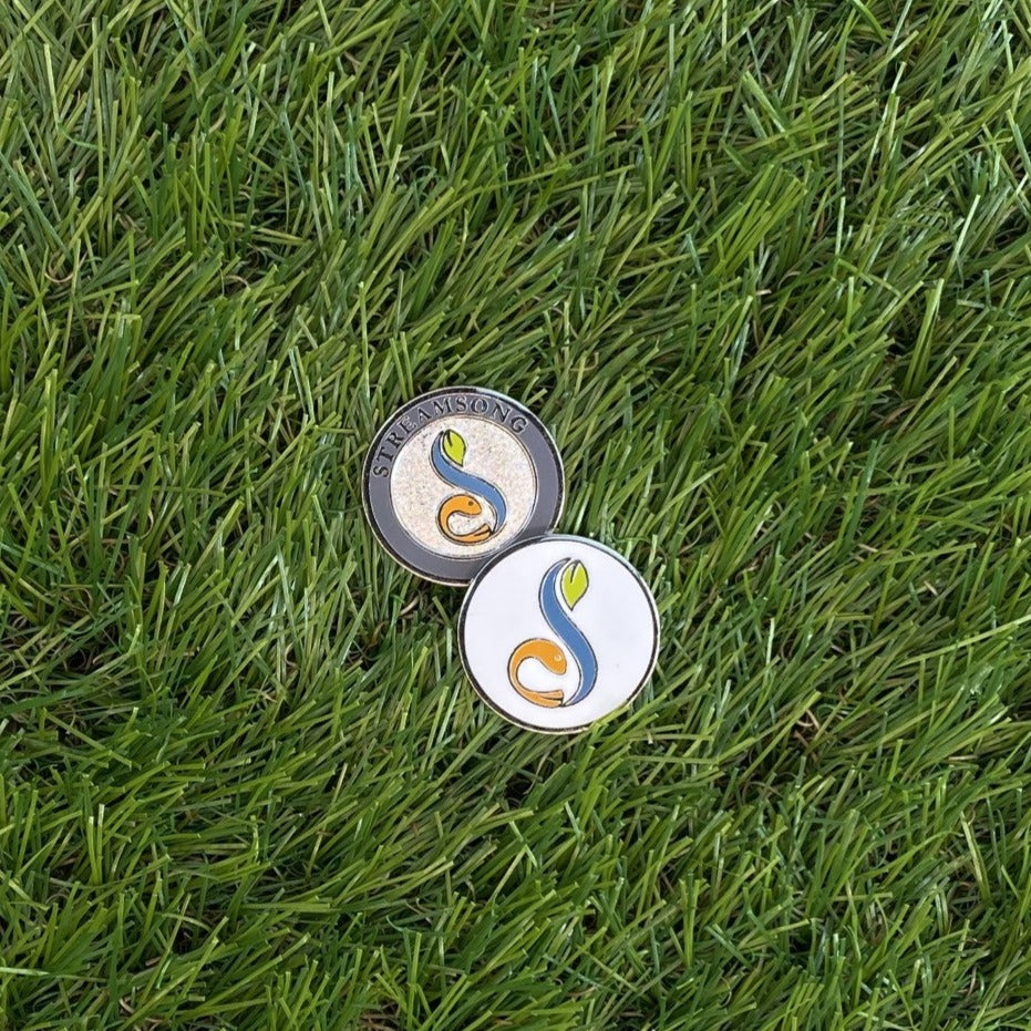 PRG Streamsong White/Grey Ball Marker