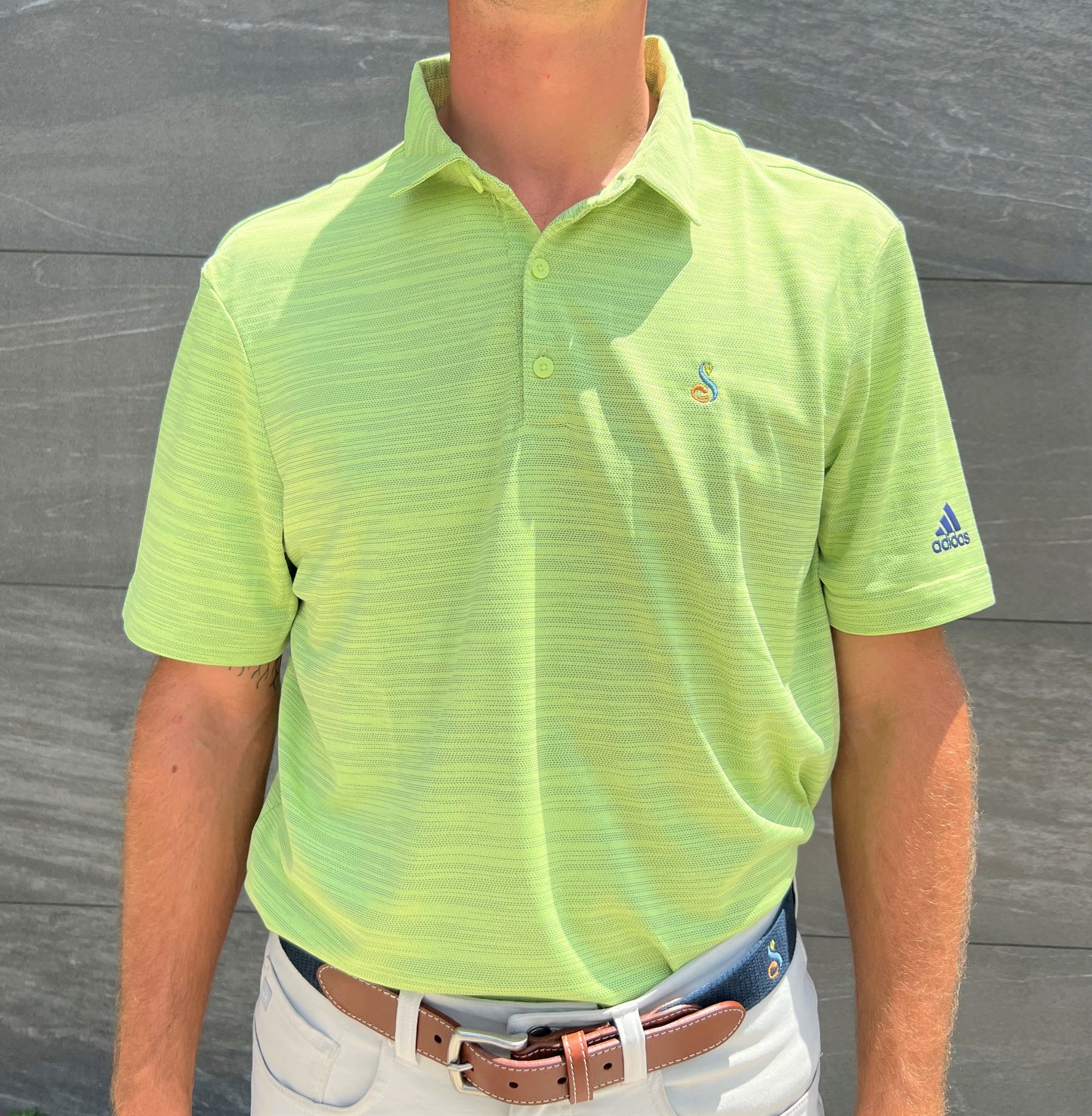 Adidas Men's Space Dyed Polo