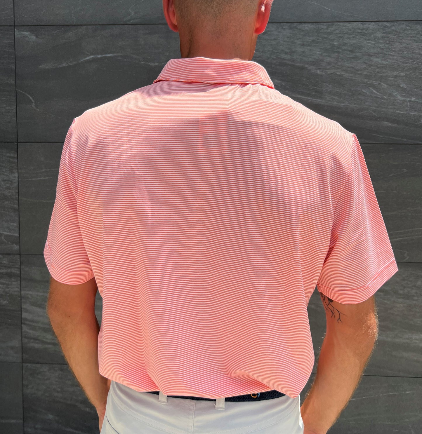 Adidas Men's Otman Pencil Stripe Polo
