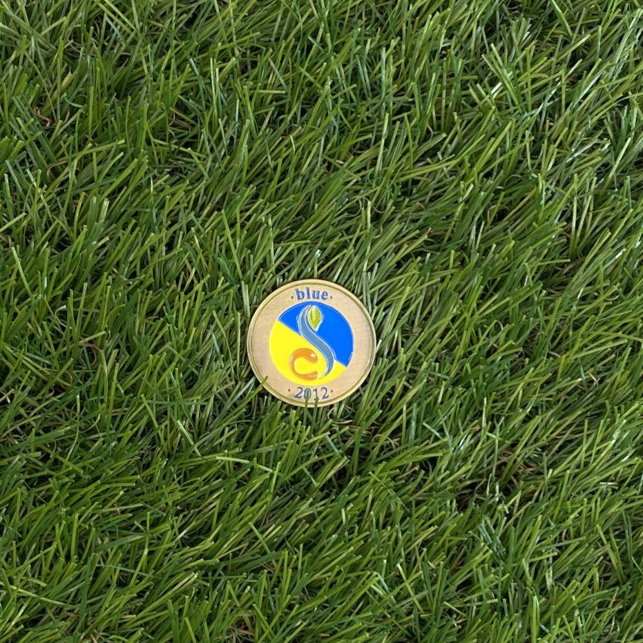 Ahead Streamsong Blue Brass Ball Mark