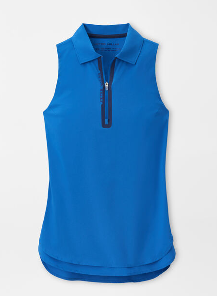 Peter Millar Ladies Carner Zip-Neck Polo