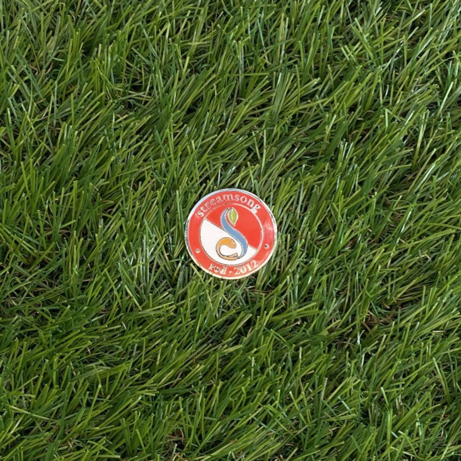 Ahead Streamsong Red Cloisonne Ball Mark