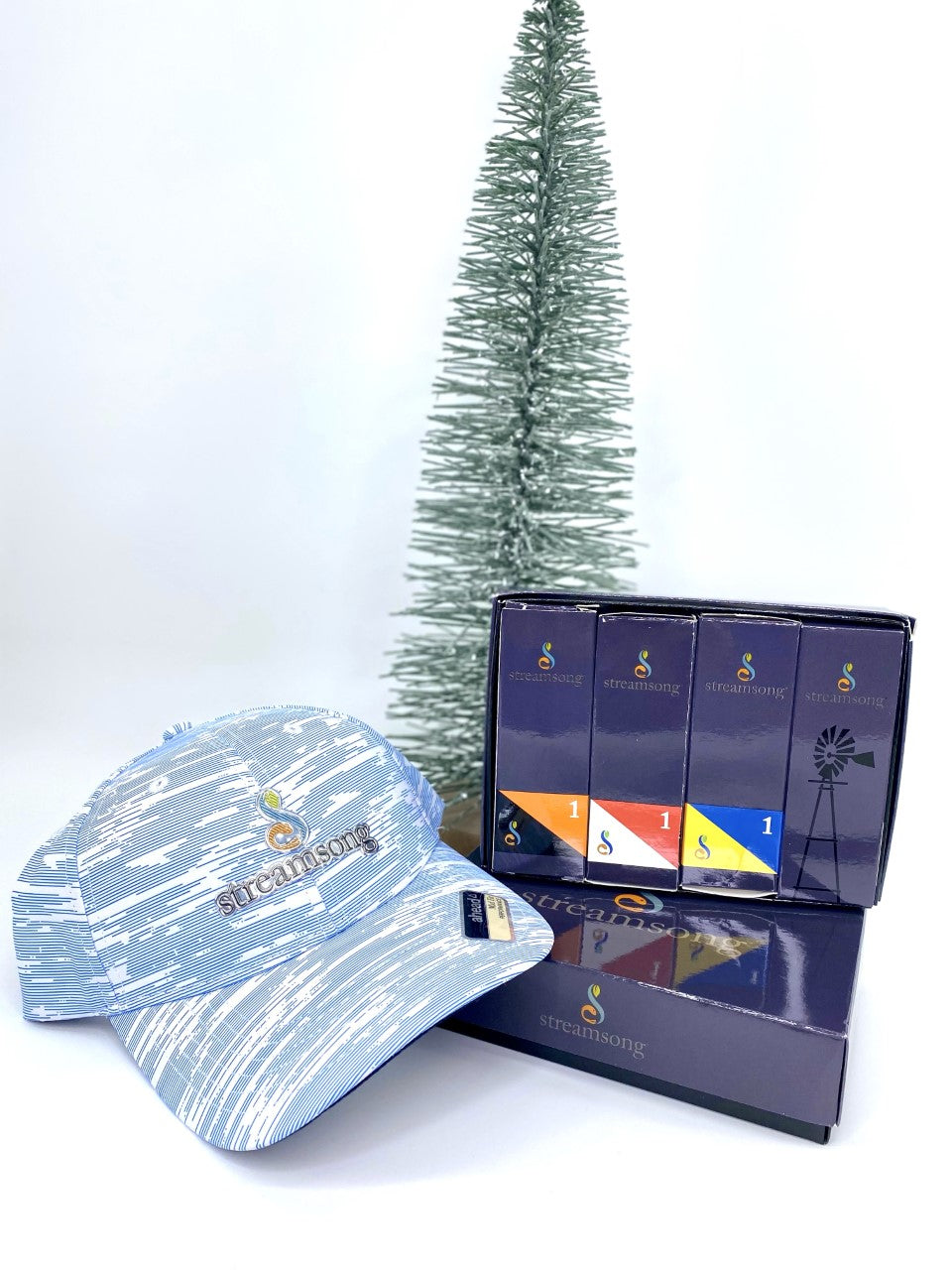 Streamsong Custom Callaway Dozen + Ahead Hat Gift Set