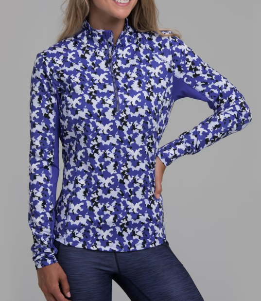 Zero Restriction Ladies Renae Zip Mock