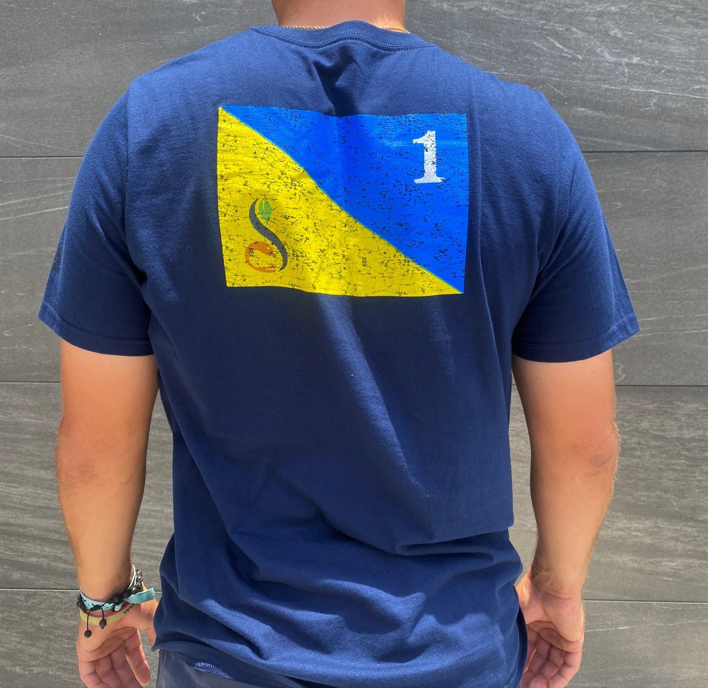 Adidas Blue Flag T-Shirt