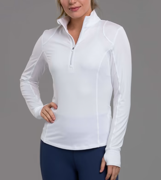 Zero Restriction Ladies Renae Zip Mock