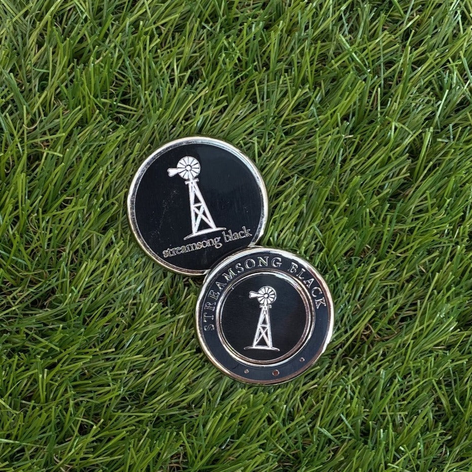 PRG Streamsong Black Windmill Coin with Marker