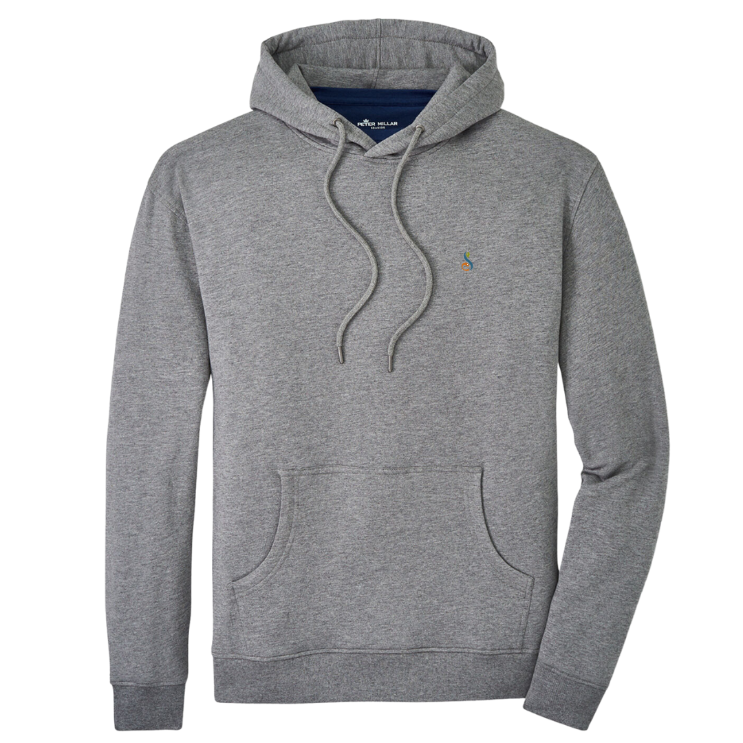 SPECIAL ORDER: Peter Millar Lava Wash Cotton Hoodie - Gale Grey