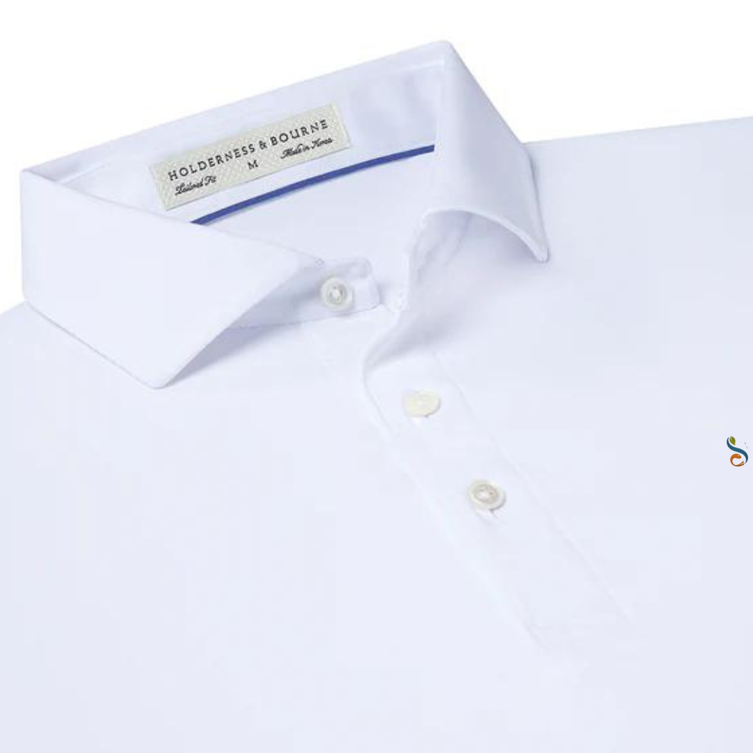 SPECIAL ORDER: Holderness & Bourne Anderson Polo - White