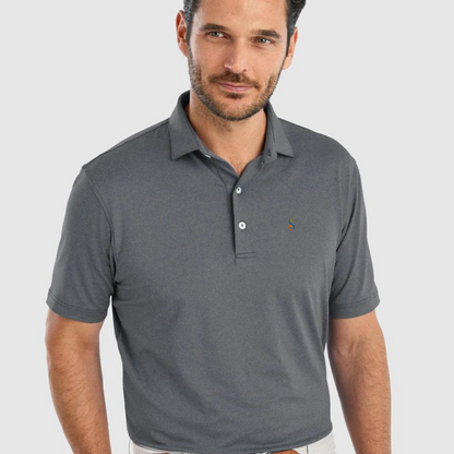 SPECIAL ORDER: Johnnie-O Birdie Polo - Heather Black