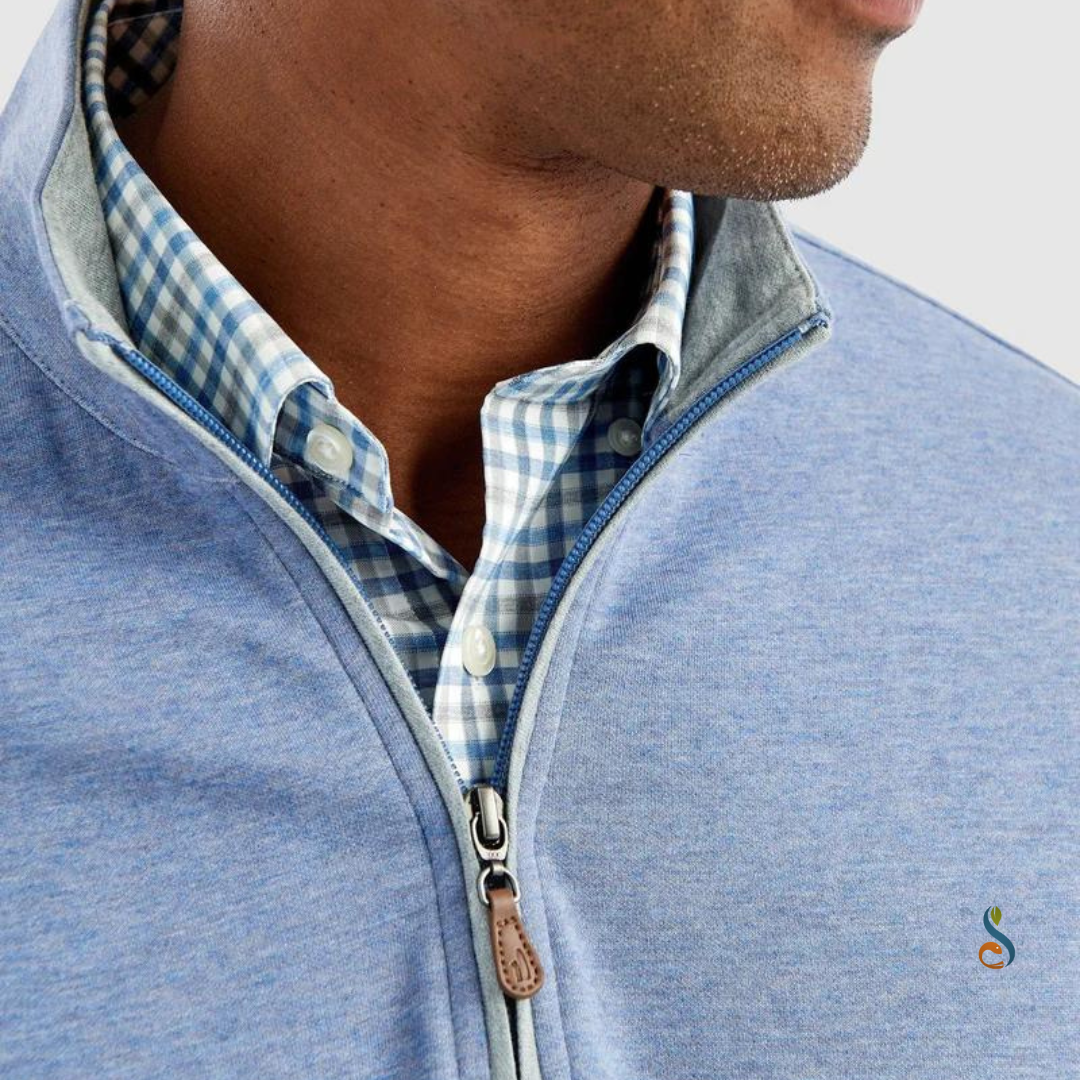 SPECIAL ORDER: Johnnie-O Sully Pullover - Laguna Blue