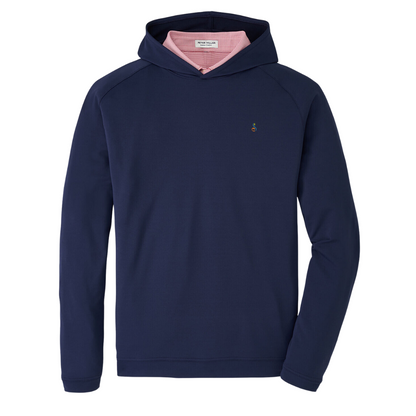 SPECIAL ORDER: Peter Millar Pine Performance Hoodie - Navy