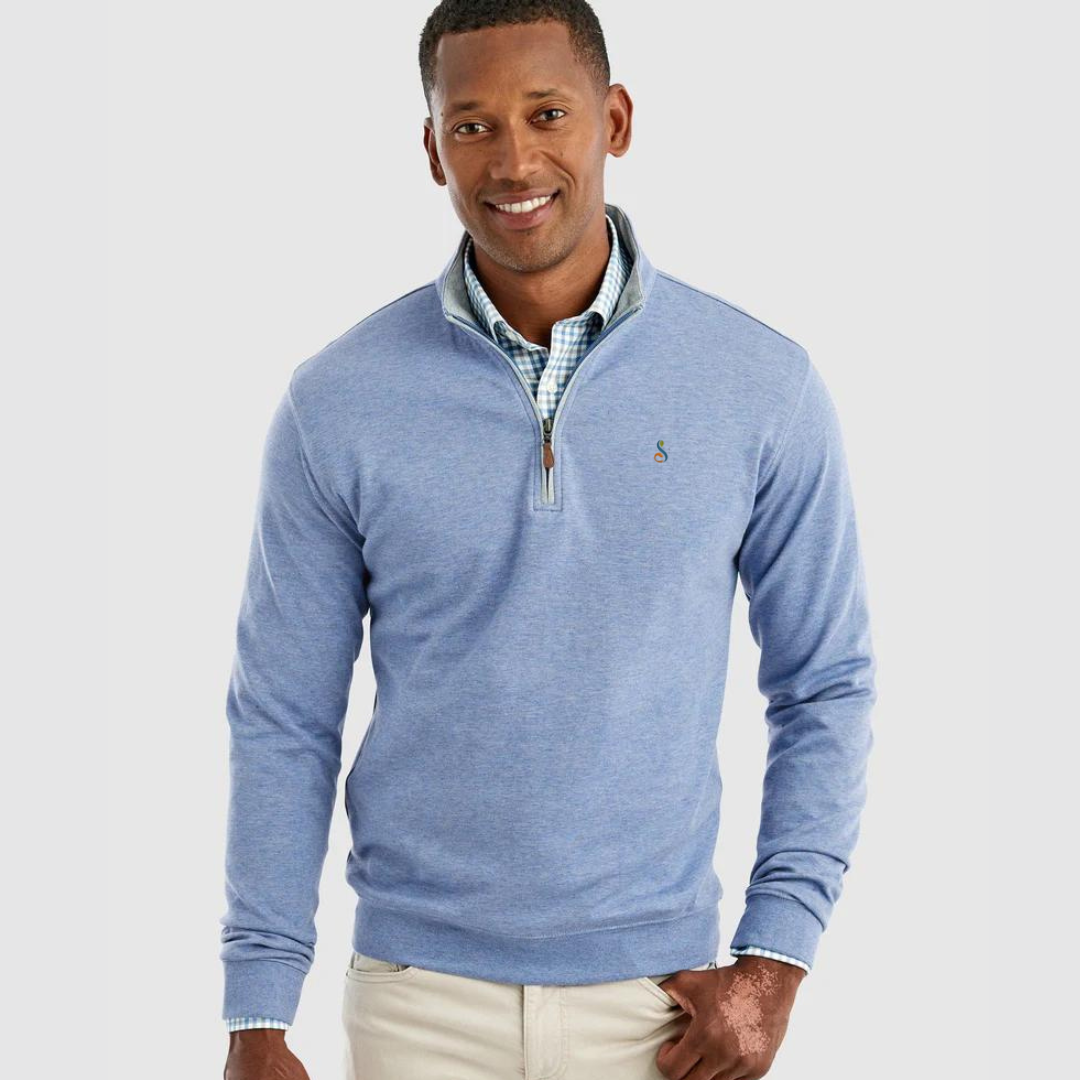 SPECIAL ORDER: Johnnie-O Sully Pullover - Laguna Blue