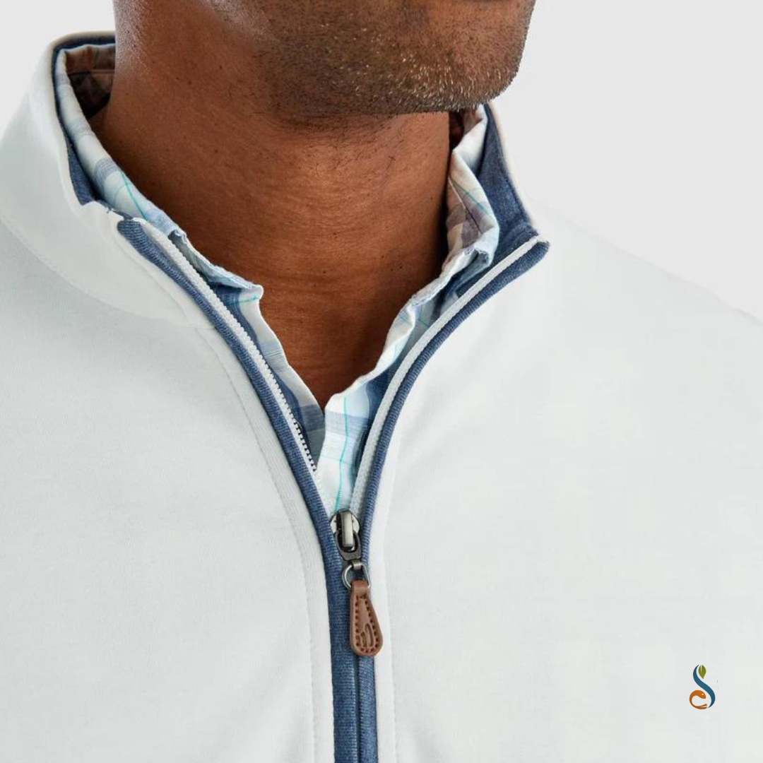 SPECIAL ORDER: Johnnie-O Sully Pullover - White