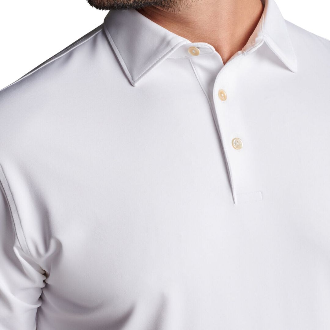 SPECIAL ORDER : Peter Millar Solid Performance Polo - White