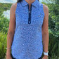 Peter Millar Ladies Carner Zip-Neck Polo